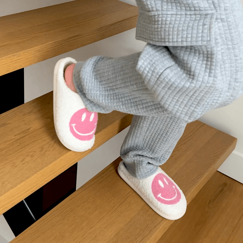 HappySteps | Orthopedische Smiley Pantoffels voor binnen en buiten!