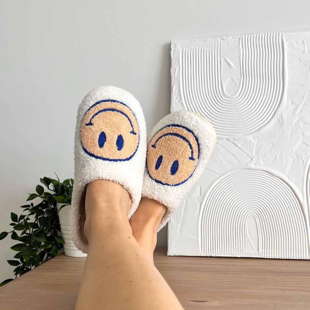 HappySteps | Orthopedische Smiley Pantoffels voor binnen en buiten!