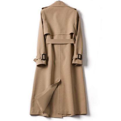 SARAH - Trenchcoat met dubbele rij knopen voor dames